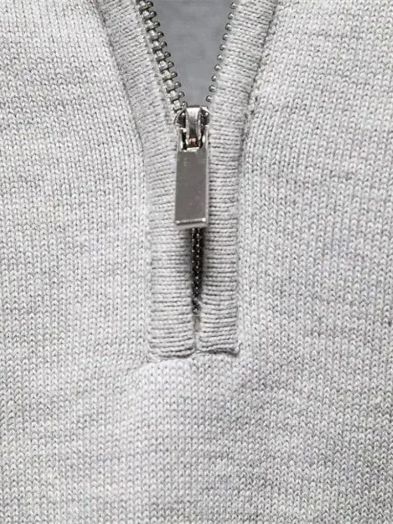 Half Zip Knitwear Pullover Sweater