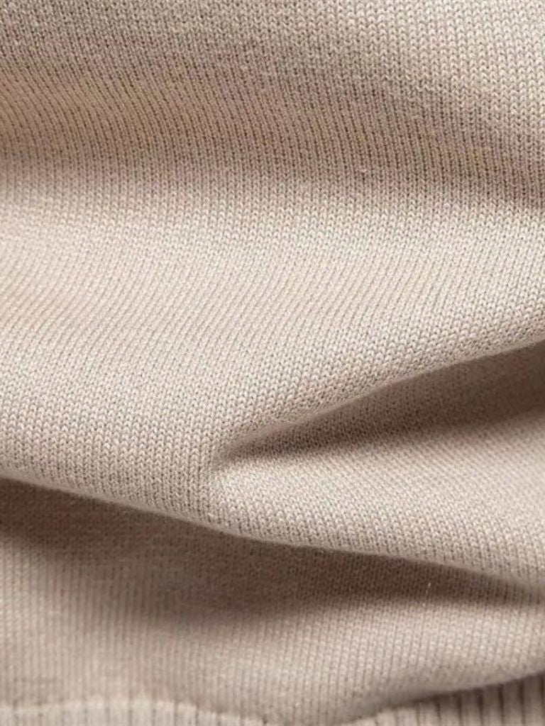 Half Zip Knitwear Solid Color Cardigan Sweater