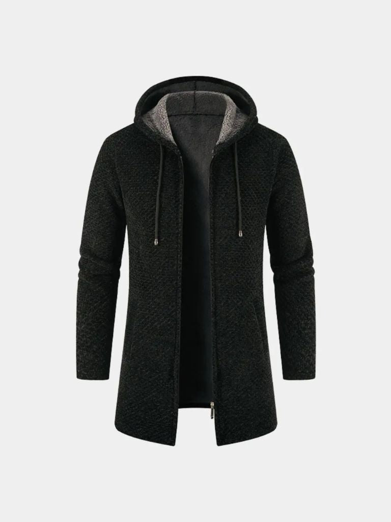 Lugano Knitted Hooded Winter Coat - Cross and Crown