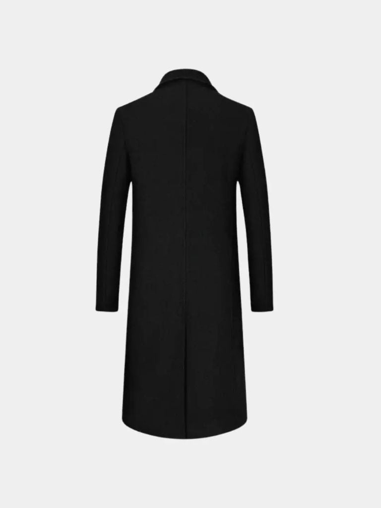 Mens Wool Blend Trench Coat