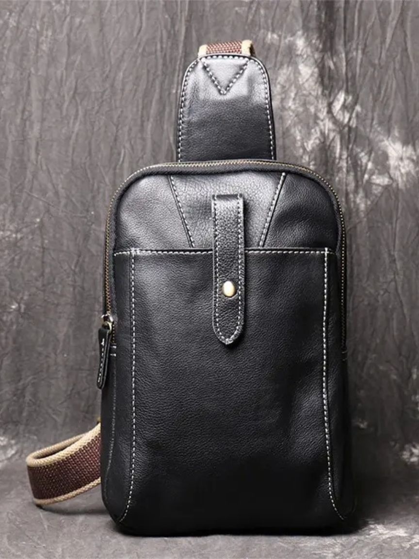 Minimalist Leather Shoulder Bag