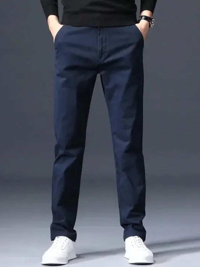 Minimalist Straight Trousers