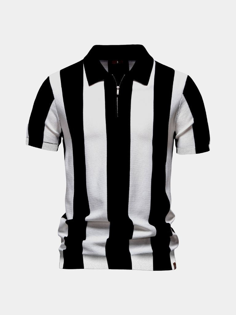 Polo a Rayas Marinas