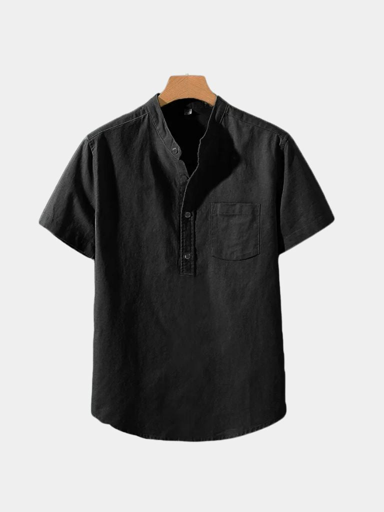 Camiseta de lino blanca Wellspring