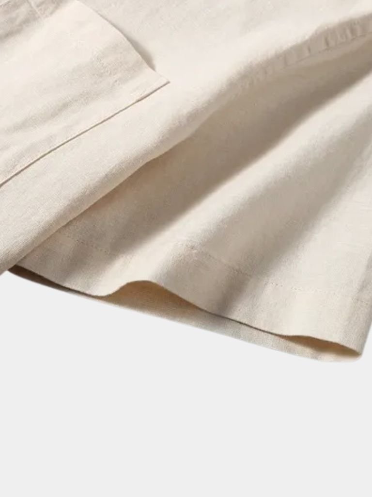 Camiseta de lino blanca Wellspring